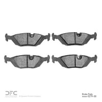 Dynamic 1551-0279- DFC Advanced Brake Pads- Alacsony fém illesztések Válassza ki: 1984- BMW 325, BMW 318