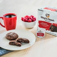 Gloria Jean kávé málna csokoládé láva ízű K-csésze hüvely, könnyű sült, számít a Keurig Sörfőzőknek