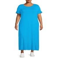 Terra & Sky Women's Plus Size Side Relit ruha