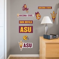Fathead Arizona State Sun Devils: Logo választék - Nagy hivatalosan engedélyezett eltávolítható fali matricák