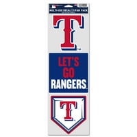 Texas Rangers Prime 3.75 12 Hármas matrica