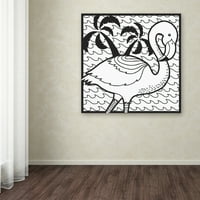 Védjegy Képzőművészet Flamingo Canvas Art készítette: Hello Angel