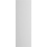 Ekena Millwork 1 2 W 28 H True Fit PVC, négy tábla keretes tábla-N-Batten redőnyök, fehér