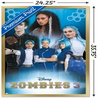Disney Zombies-Csoport Fali Poszter, 22.375 34 Keretes