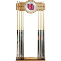 Utah Egyetem Wood & Mirror Wall Cue Rack