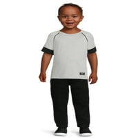Wonder Nation csecsemő és kisgyermek fiúk kocogó nadrág, méret 12m-5T