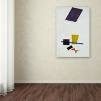 Védjegy Szépművészet „Szín tömegek a 4. dimenzióban” vászon művészete: Kazimir Malevich