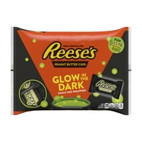 Reese's, Halloween snack méretű mogyoróvaj csésze ragyogással a sötét csomagolókban, 9. oz