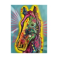 Védjegy Képzőművészet „ajándék ló” vászon művészete: Dean Russo