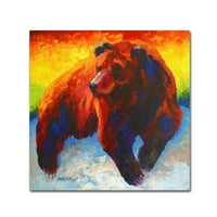 Védjegy Képzőművészet 'kilátó grizz' vászon művészete: Marion Rose