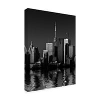 Brian Carson 'Toronto Skyline a Riverdale Park -ból az 1. számú' vászon művészete