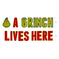 A Grinch Crugated PVC karácsonyi udvari tét, PC
