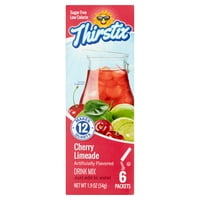 Thirsti italkeverék, Cherry Limeade, 1. Oz, csomagok, szám