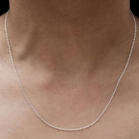 Sterling ezüst kábellánc nyaklánc, 16 ” -30”, nők, lányok, unisex