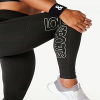Love & Sports Women's Active Leggings, Méretek XS-XXXL