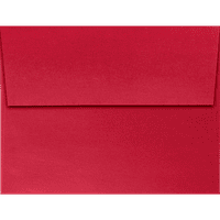 Luxpaper A meghívó borítékok, 3 4, Jupiter Red Metallic, Pack