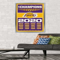 Los Angeles Lakers - Champions Wall Poster, 22.375 34