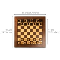 Millennium Supreme verseny sakktábla - Brown