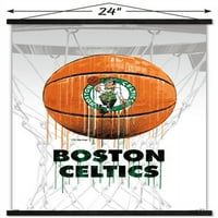 Boston Celtics - Drip golyó fali poszter mágneses kerettel, 22.375 34