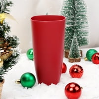 Fiundsays - Piros négyzet alakú műanyag pohár, 26 uncia