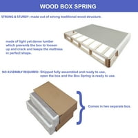 4 Összeállított Wood Bo Spring Alapítvány a matrachoz