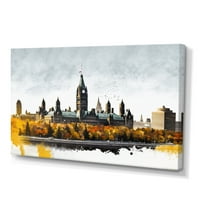 Designart Ottawa ősszel I Canvas Wall Art