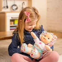 Goldberger Doll Baby első Smartie Pants Doll málnafehér pólóval