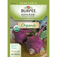 Burpee-Kohlrabi, lila bécsi organikus magcsomag