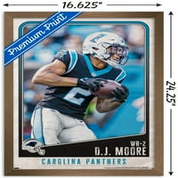 Carolina Panthers - D.J. Moore Wall poszter, 14.725 22.375 keretes