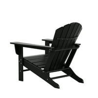 Westin kültéri terasz Adirondack szék, fekete