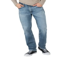 Silver Jeans Co. Men's Machray Classic Fit egyenes láb farmer, derékméret 28-44