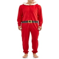 Illesztő családi karácsonyi pizsama Mens Mikulás Unió öltöny