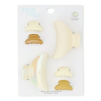 Idő- és Tru Claw Clips, 6-Pack