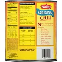 Nalley Chili Con Carne babjal eredeti lbs. oz