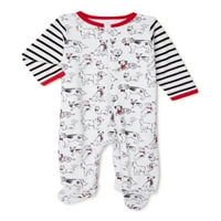 Wonder Nation Baby Boys Dogs Sleep n Play, Méretek 0m-9m