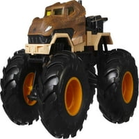 Hot Wheels Monster Trucks Jurassic World T-Re 1: méretarányos öntött játékjárművek gyerekeknek évekig