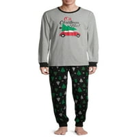 Jolly Jammies illesztő család karácsonyi pizsamák oh karácsonyfa pizsama készlet, 2 darab