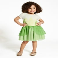 Disney Toddler lányok hercegnő Tiana cosplay ruha, méret 12m-5t