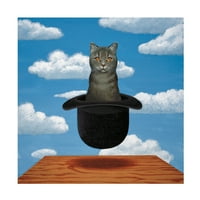 Chameleon Design, Inc. 'Magritte Cat' Canvas Art