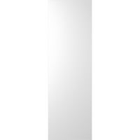 Ekena Millwork 12 W 64 H True Fit PVC Shaker rögzített redőnyök, alapozva