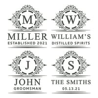 Hamilton egyedi Eastham whiskyüveg