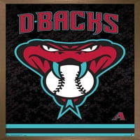 Arizona Diamondbacks - Snake Head Logo Wall poszter, 22.375 34