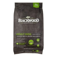 Blackwood felnőtt kutya, sovány idősebb, csirke étkezés és barna rizs recept, lb