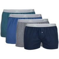 George Big Men's Knit Boxer, 4-Pack