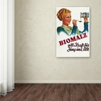 Védjegy Szépművészeti 'Biomalz' vászon Art by Vintage Apple Collection