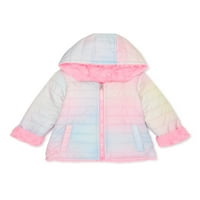 Limited Tooute Toddler Girl Reversible Fau szőrme téli kabát kabát
