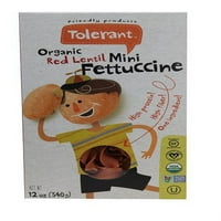 Toleráns organikus vörös lentil mini fettuccine, oz