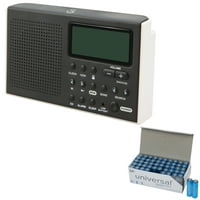 R616W hordozható 6-sávú rövidhullámú AM FM Radio & UPG AA PK