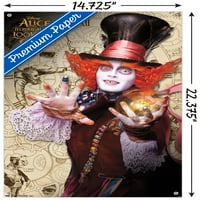 Disney Alice a látszó üvegen keresztül-őrült kalapos 14.72 22.37 poszter