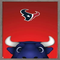 Houston Texans-S. Preston Kabala Toro Fali Poszter, 14.725 22.375